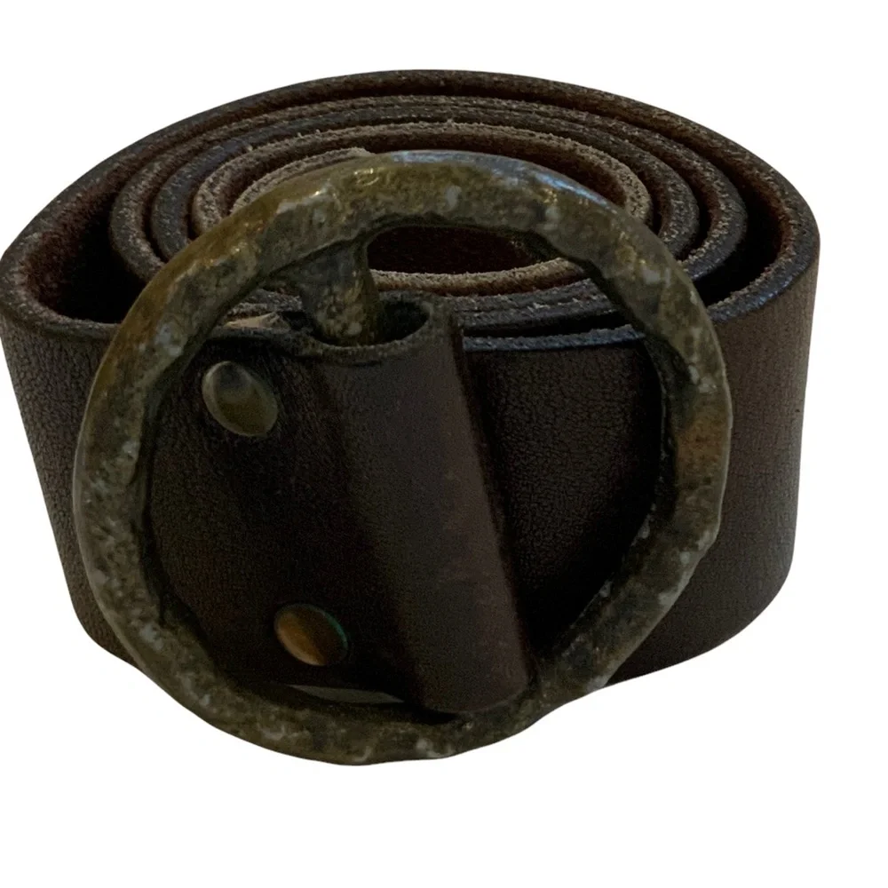 Vintage Classic Adjustable Leather Brown Belt size 32